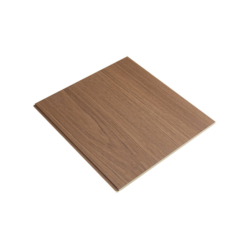 Phòng khách hiện đại Tấm ốp tường tiêu âm gỗ-nhựa 3d